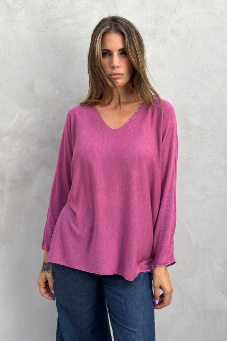 BLUSA AGATA MAGENTA