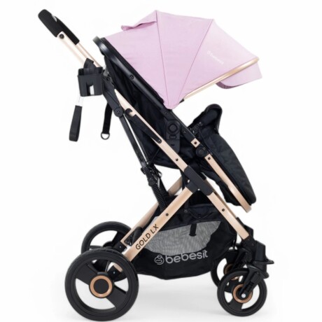 Coche VOX GOLD, Ruedas todo terreno, Asiento 2 en 1 con Moises, Bebesit color Rosa Coche VOX GOLD, Ruedas todo terreno, Asiento 2 en 1 con Moises, Bebesit color Rosa