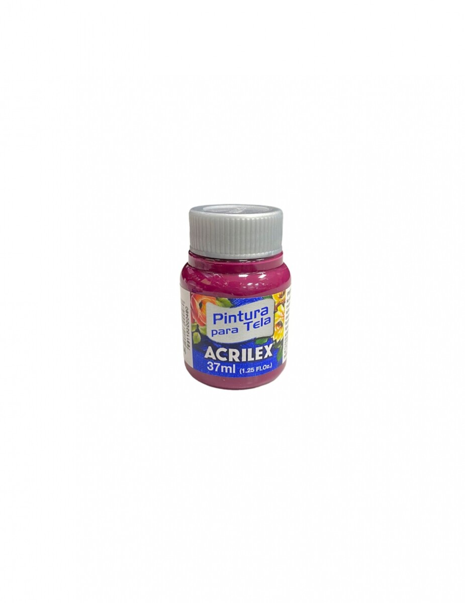 Pintura para Tela Acrilex Mate 37 ml (Tonos Rosados y Violetas) - 804 Fucsia 