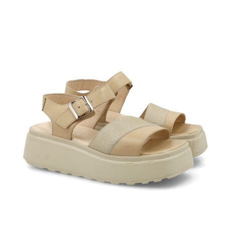 SANDALIAS VENET - CUERO NORAH BEIGE