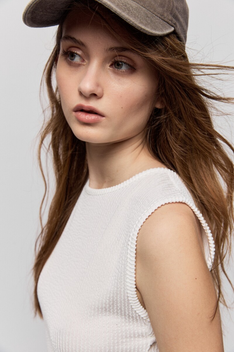 TOP DALIAS - Blanco 