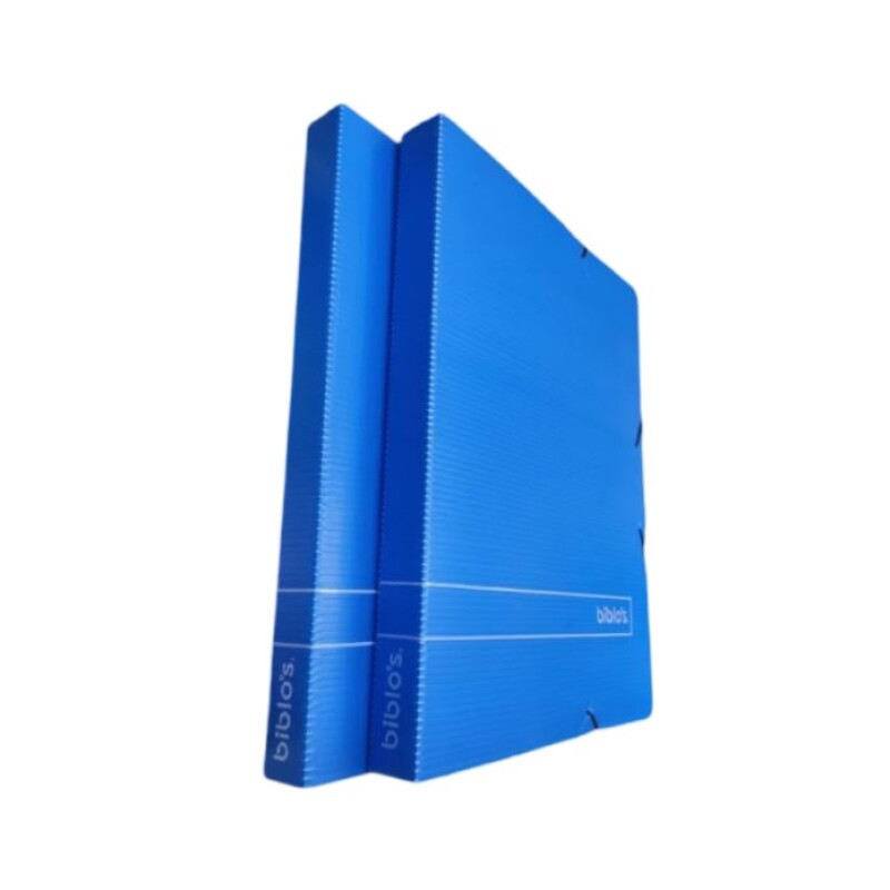 Carpeta Biblo´S 3 Cm Azul #CARPETA BIBLO´S 3 CM AZUL