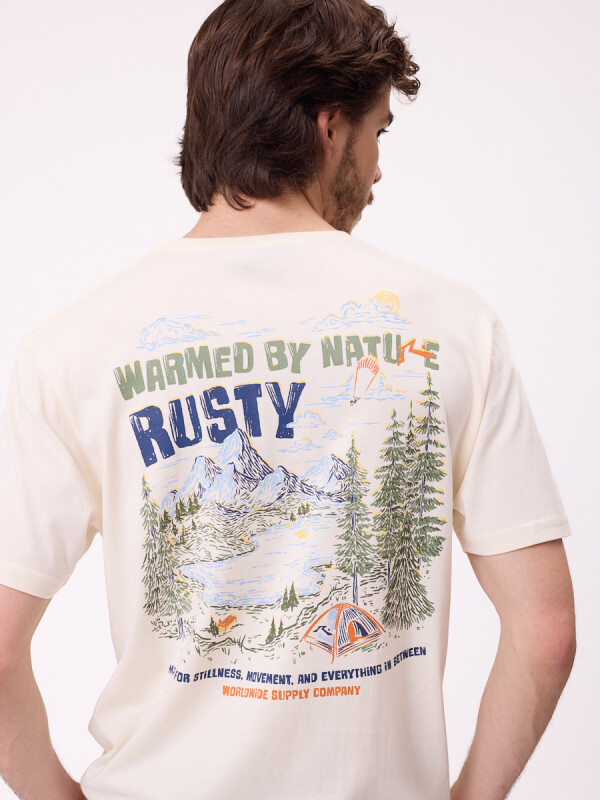T-SHIRT HAWKER RUSTY Crudo