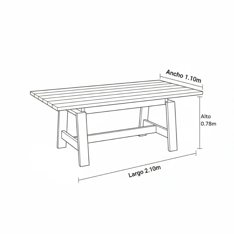 JUEGO COMEDOR RUSTICO 8L/002 (CD) Unica