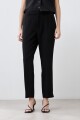 Pantalón recto sastrero negro