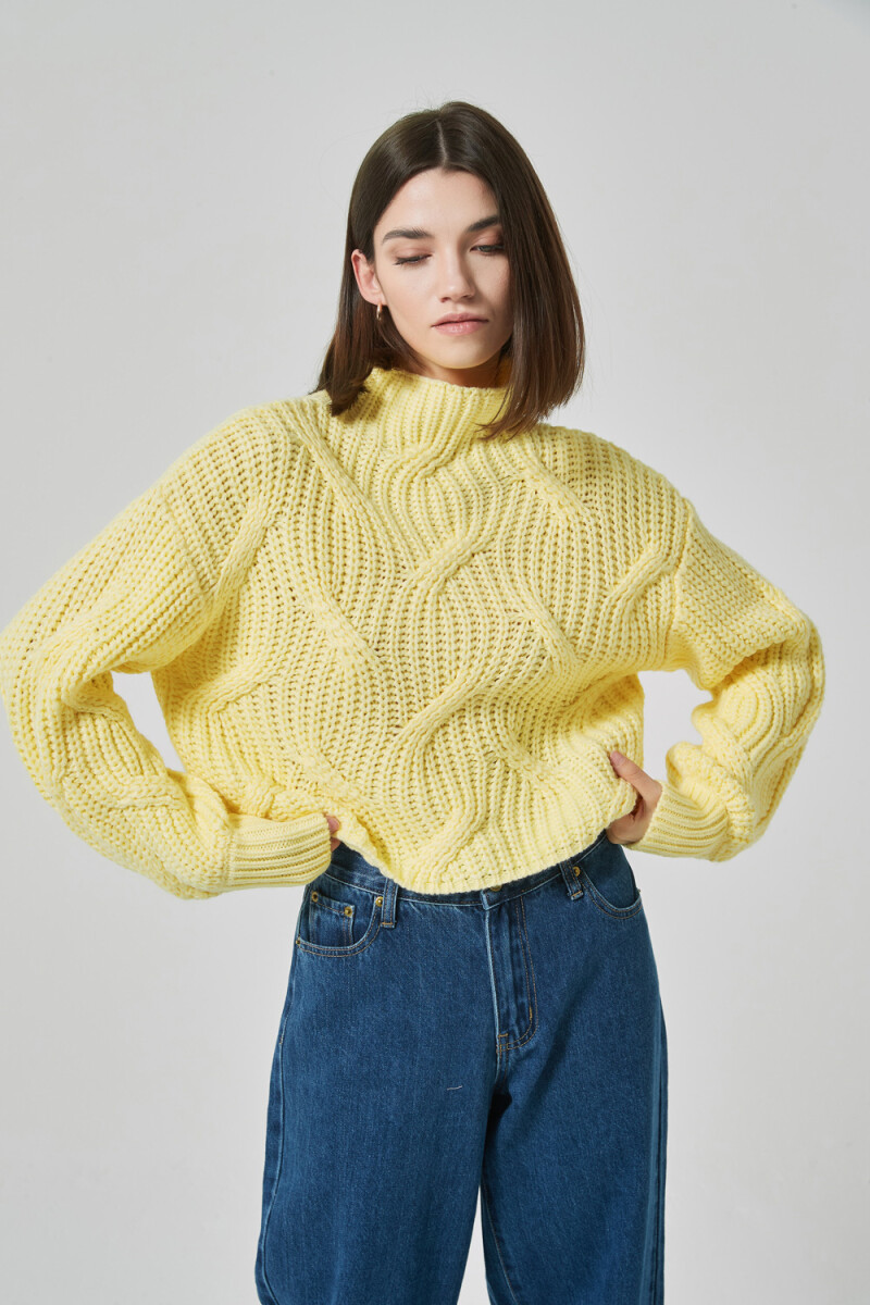 Sweater Cooma - Amarillo Claro 