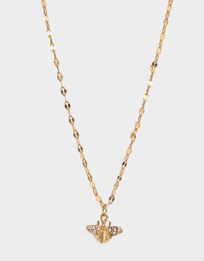 Cadena Corta con Dije Bañada en Oro Cadena Corta Con Dije Bañado En Oro - Dorado