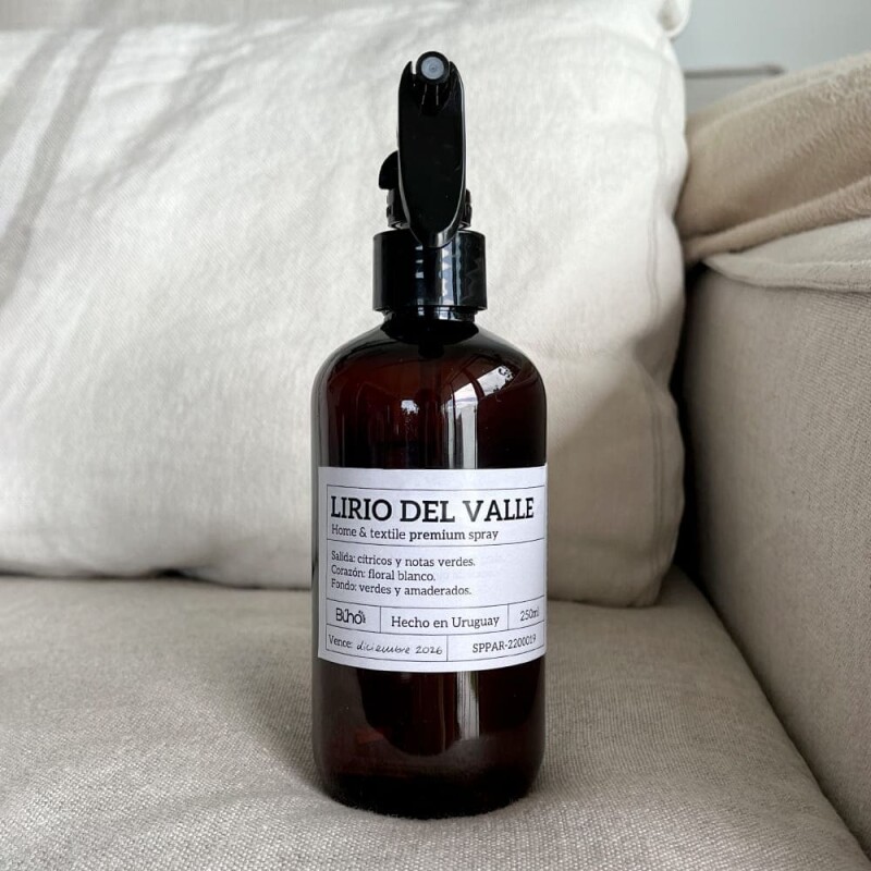 Aromatizador spray premium home & textile 250ml Lirio del Valle