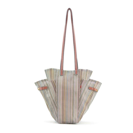 Bolsa Matera Afrodita Tannat Ladrillo Y Verde