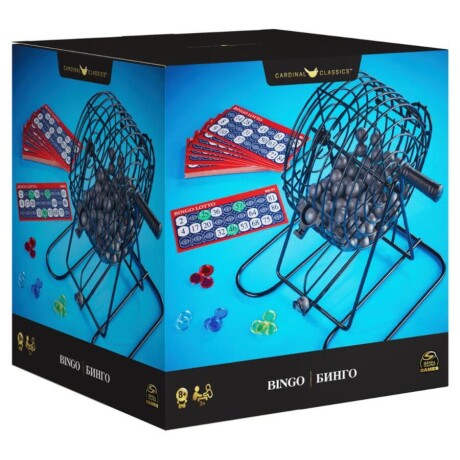Juego de Mesa Clásicos Bingo con Bolillero Metálico 001