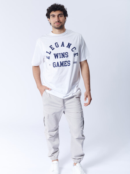 Pantalón Cargo Jogger Gris Claro