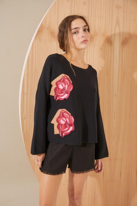 SWEATER HULA NEGRO