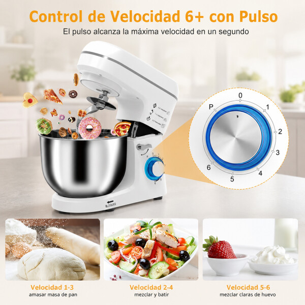 Batidora Planetaria Akane A.86671w 5.5l 1400w BLANCO