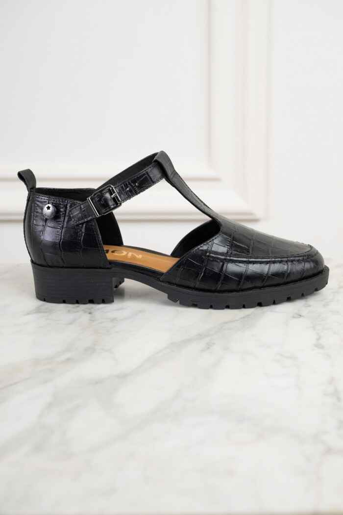 Zapato Hebilla Negro