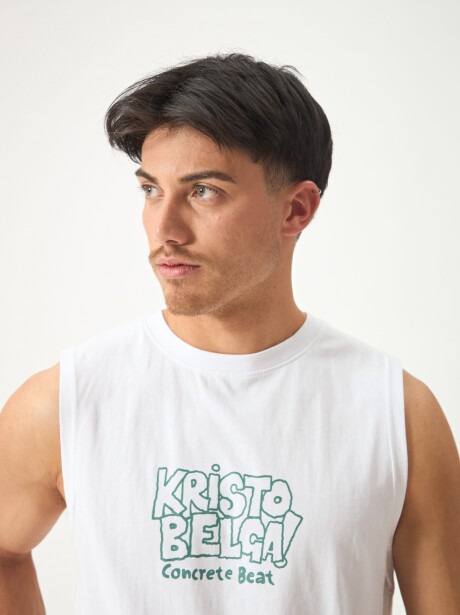 MUSCULOSA RIDERS BLANCO