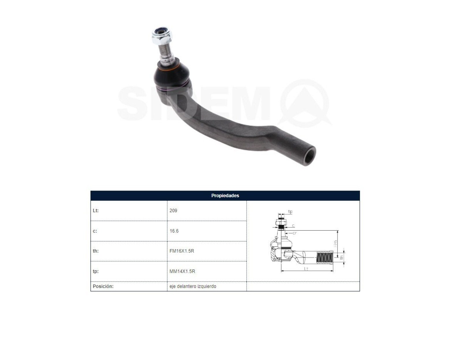 Puntero Fiat Ducato, Peug Boxer 06-25 Izq 