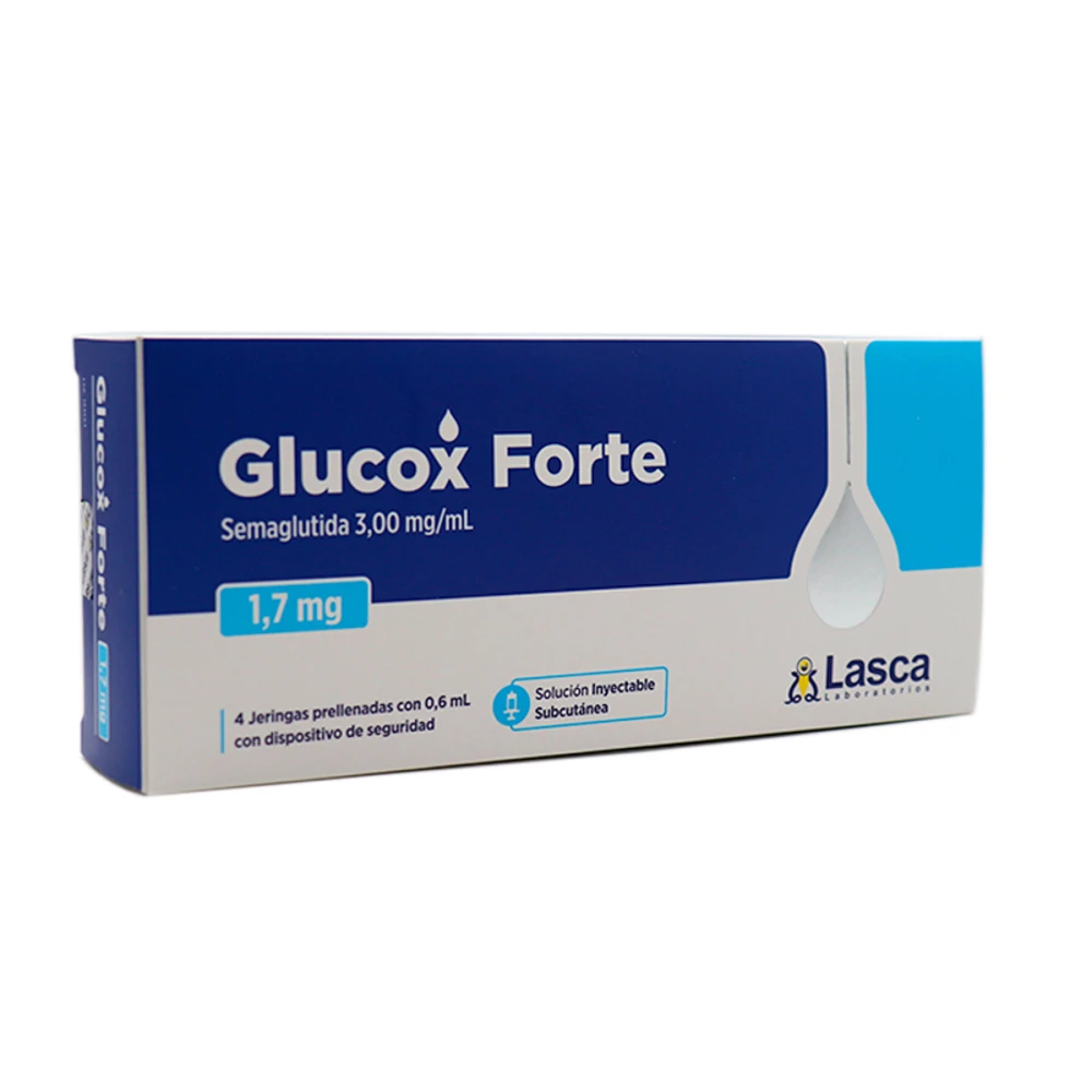 GLUCOX FORTE 1,7 MG CJ X 4 JERINGA PRELL