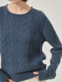 Sweater Focio Azul Piedra