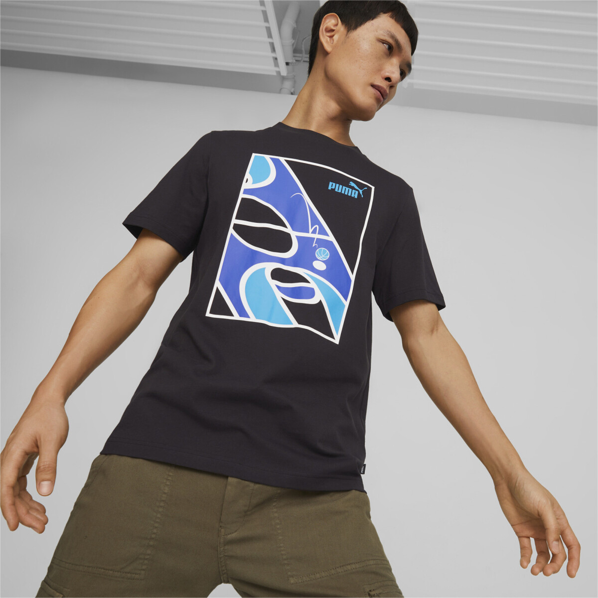 Graphics Court Tee 67448101 - Negro 