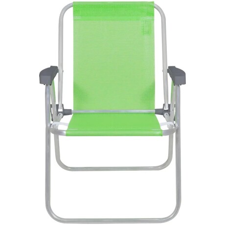 Silla Alta Bel Aluminio Lazy Poliéster De Pvc VERDE