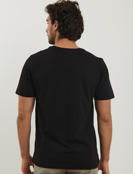 520958 T-SHIRT HARRINGTON LABEL Negro