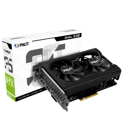 Tarjeta Palit Geforce Rtx 3050 Dual 8GB GDDR6 001