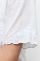 Camisa bordada blanco