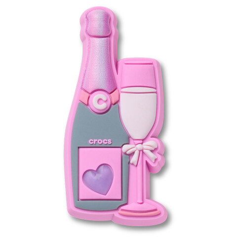 Jibbitz Champagne and Glass Multicolor