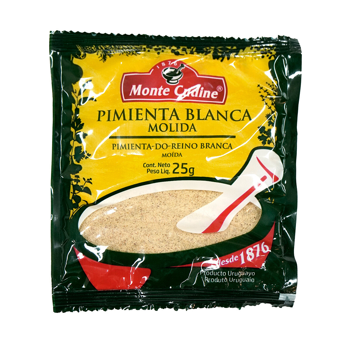 Pimienta blanca molida Monte Cudine 25g 