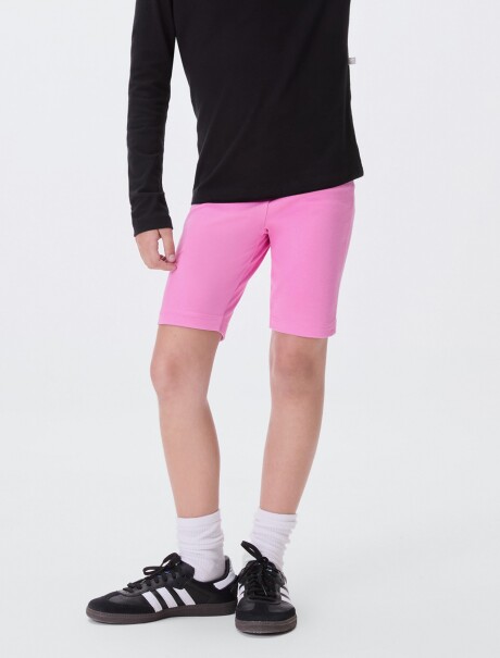 CALZA CICLISTA INFANTIL ROSA
