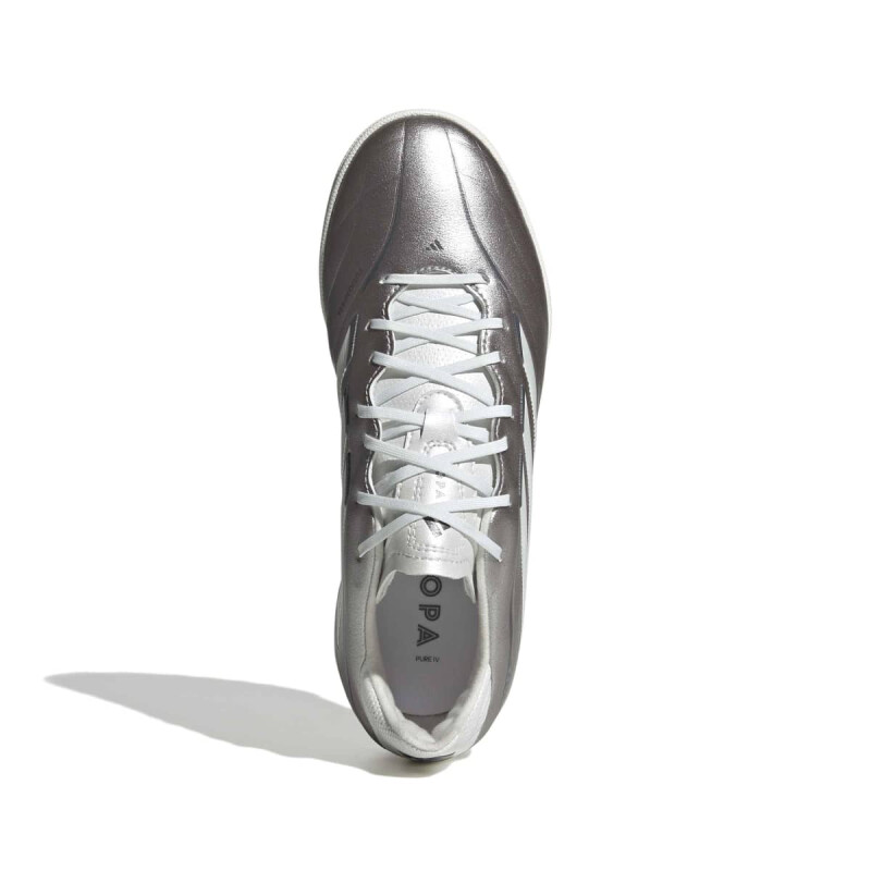 Championes FUTBOL 5 JR TF Adidas COPA PURE IV LEAGUE TF J de Niños - JR6261 Plateado-gris