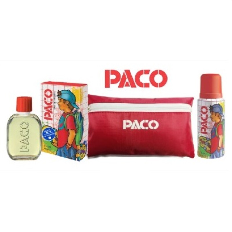 Colonia Paco 60ml+desodorante Aerosol 150ml+cartuchera Colonia Paco 60ml+desodorante Aerosol 150ml+cartuchera