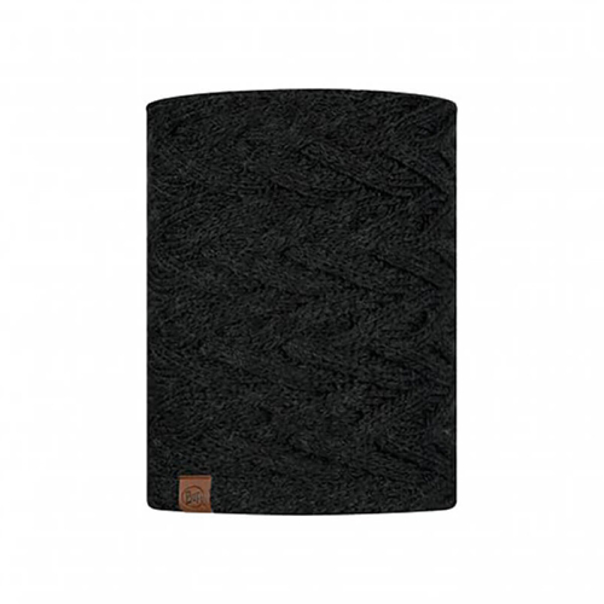 Bufanda Buff Knitted & Fleece - Negro 