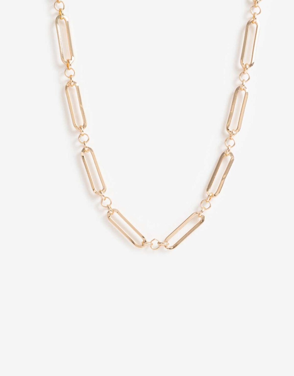 Collares Cortos Metal - Dorado 