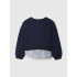 IE K2W SHIRT MIX CREW NAVY UNIFORM