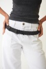 CINTO COWBOY TRENZADO Negro
