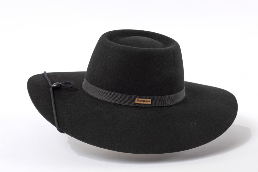 SOMBRERO CAMPERO COPA ALTA Negro