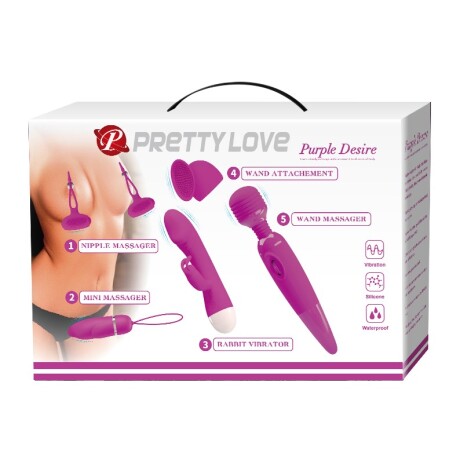 Purple Desire Pretty Love Kit Vibrador Purple Desire Pretty Love Kit Vibrador