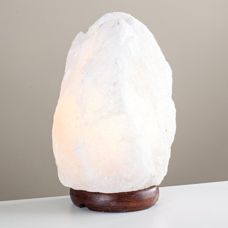 Lampara De Sal Del Himalaya Usb Originales Calidad Practica Blanco