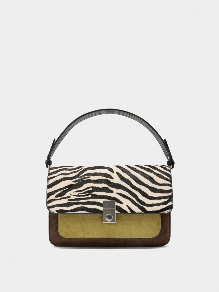 Bolso Bandolera Detalles De Piel lima