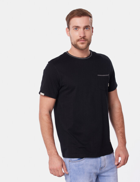 REMERA LISA Negro