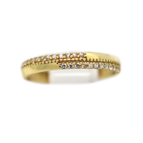 Anillo Oro 18 Kilates con Zirconias Anillo Oro 18 Kilates con Zirconias