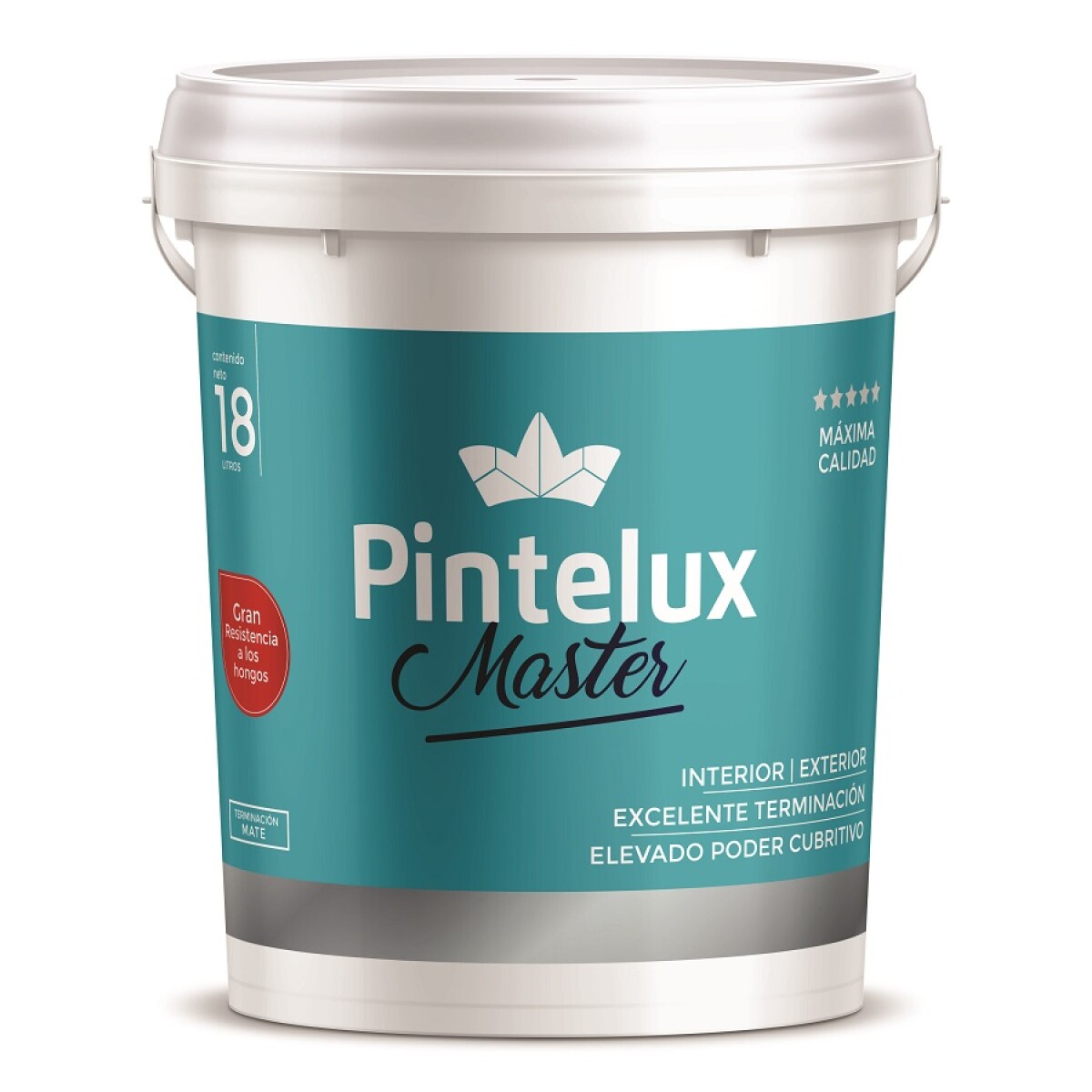 MASTER SUPER LAVABLE MATE ANTIBACTERIAL 3.6 LT - N/A 