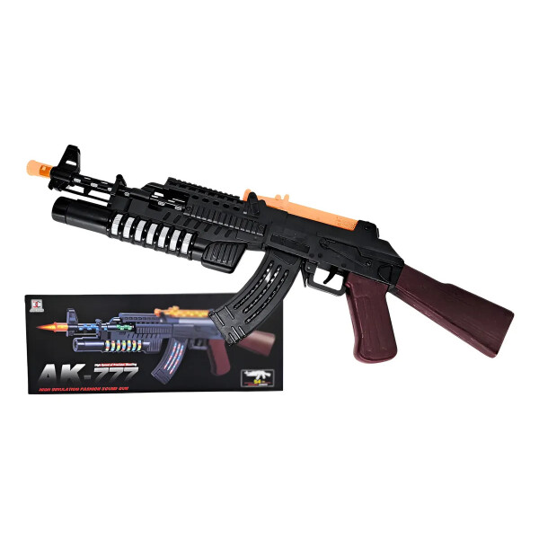 Ametralladora Con Luz Y Sonido Ak-777+ Ametralladora Con Luz Y Sonido Ak-777+