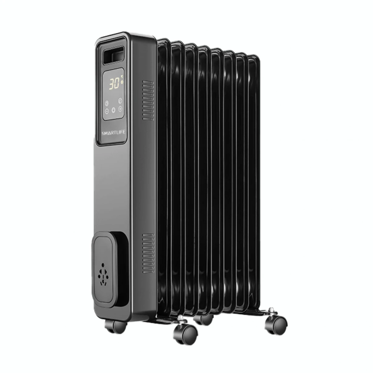 Radiador SMARTLIFE SL-RHP9DB 2000W Nueve Velas Digital - Negro 