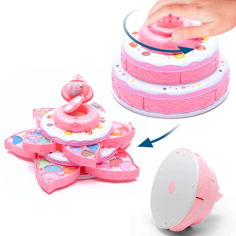 Set De Belleza Maquillaje C/Estuche De Torta Niñas Set De Belleza Maquillaje C/Estuche De Torta Niñas