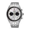 Reloj Seiko SSB425P1 para hombre con correa de acero Plateado