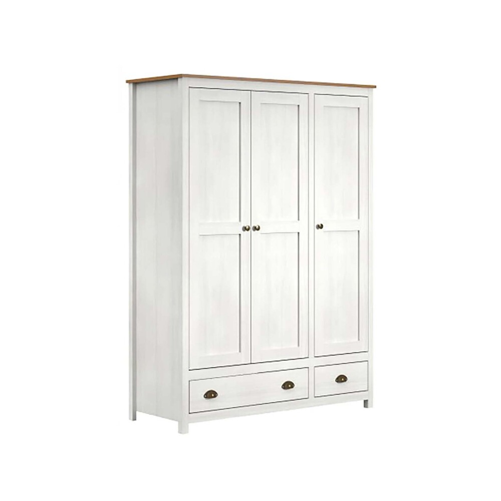 PLACARD ROPERO 3 PUERTAS MADERA NATURAL-BEIGE TOPAZIO