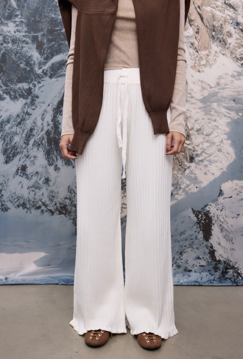 Pantalon Knitted - Crudo 