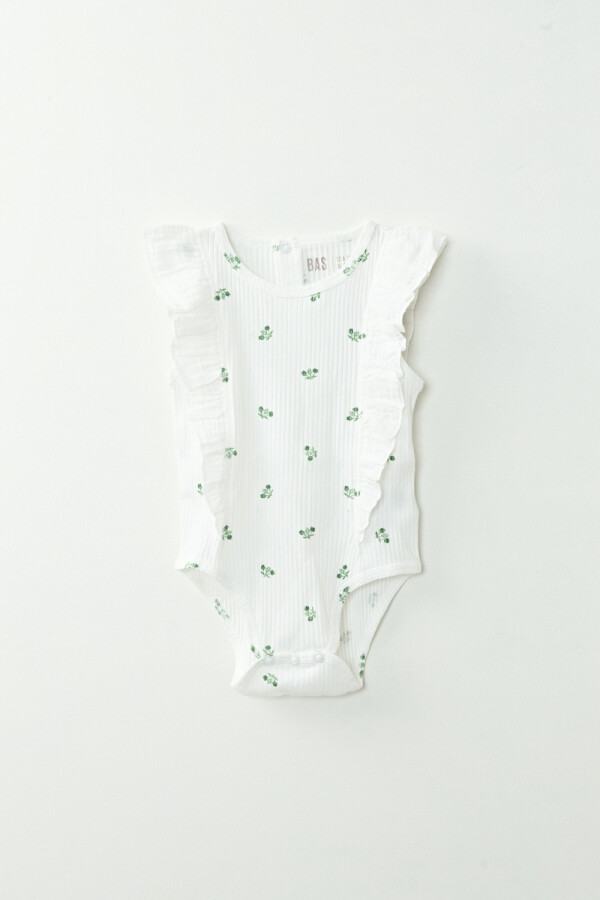 Body musculosa volados Flores Crudo